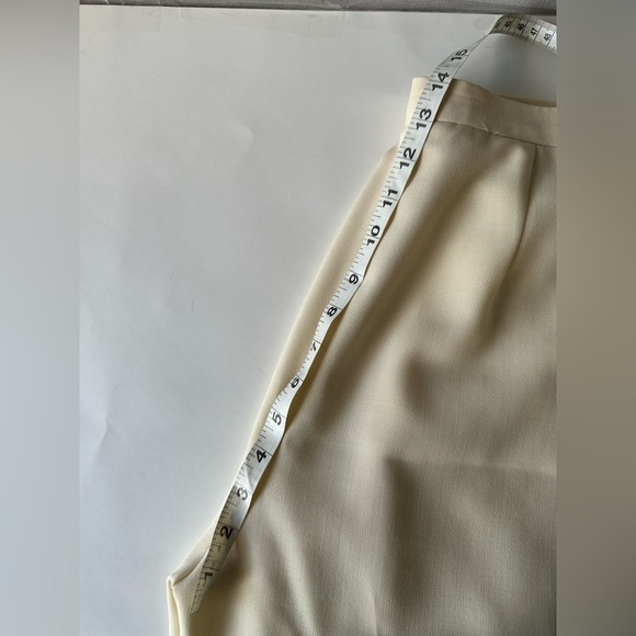 Ralph Lauren purple label Cream Women's Trousers - Picture 6 of 9